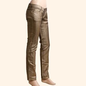 MNG JEANS Gold Skinny Jeans